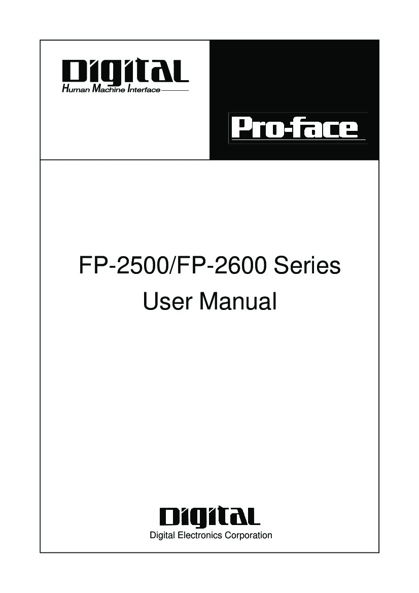 First Page Image of User Manual FP2500-T42-24V.pdf